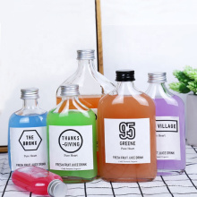 wholesale beverage juice cold drink wine glass bottles and aluminum lid